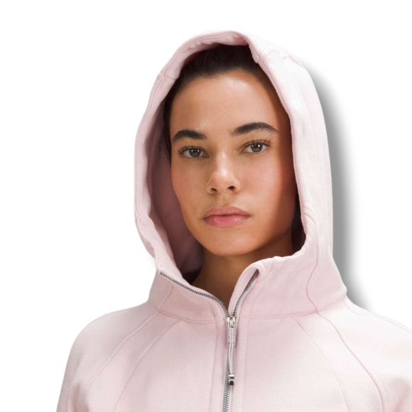 LIKE NEW Lululemon Scuba Full-zip Hoodie In Flush, Size Medium - Picture 5 of 5
